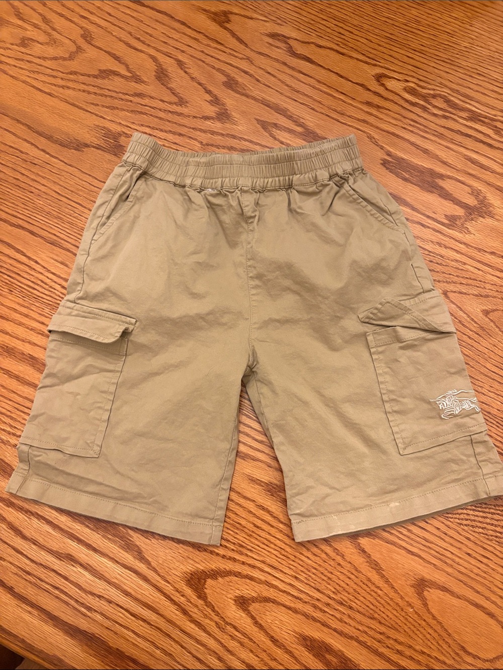 Burberry Tan Cargo Shorts for Kids